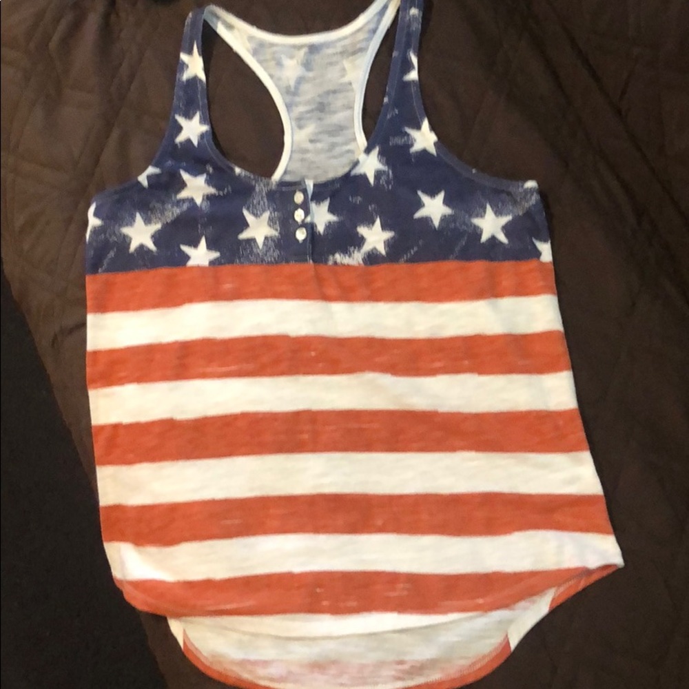 3/$20 EUC American Flag, 4th of July tank top.💥💥